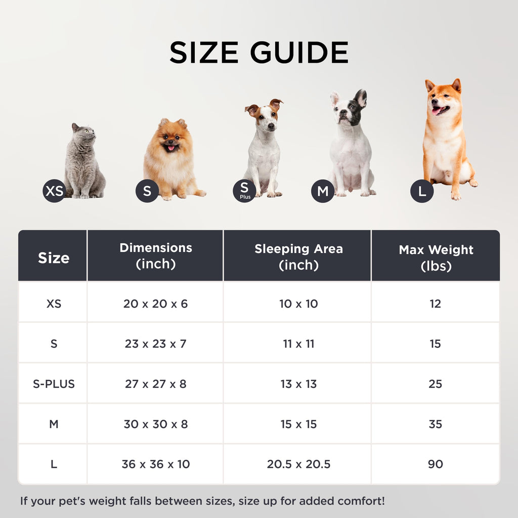Bedsure Donut Large Dog Bed - Plush Faux Fur, Washable Cover, Anti-Slip Bottom (36x36x8)