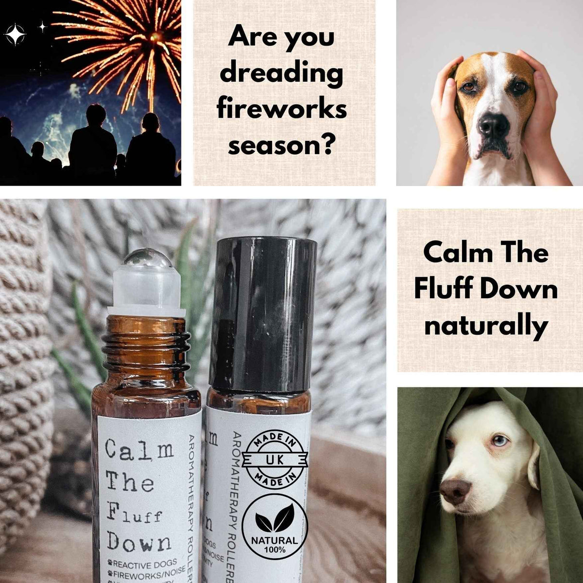 Natural Aromatherapy Rollerball For Dogs