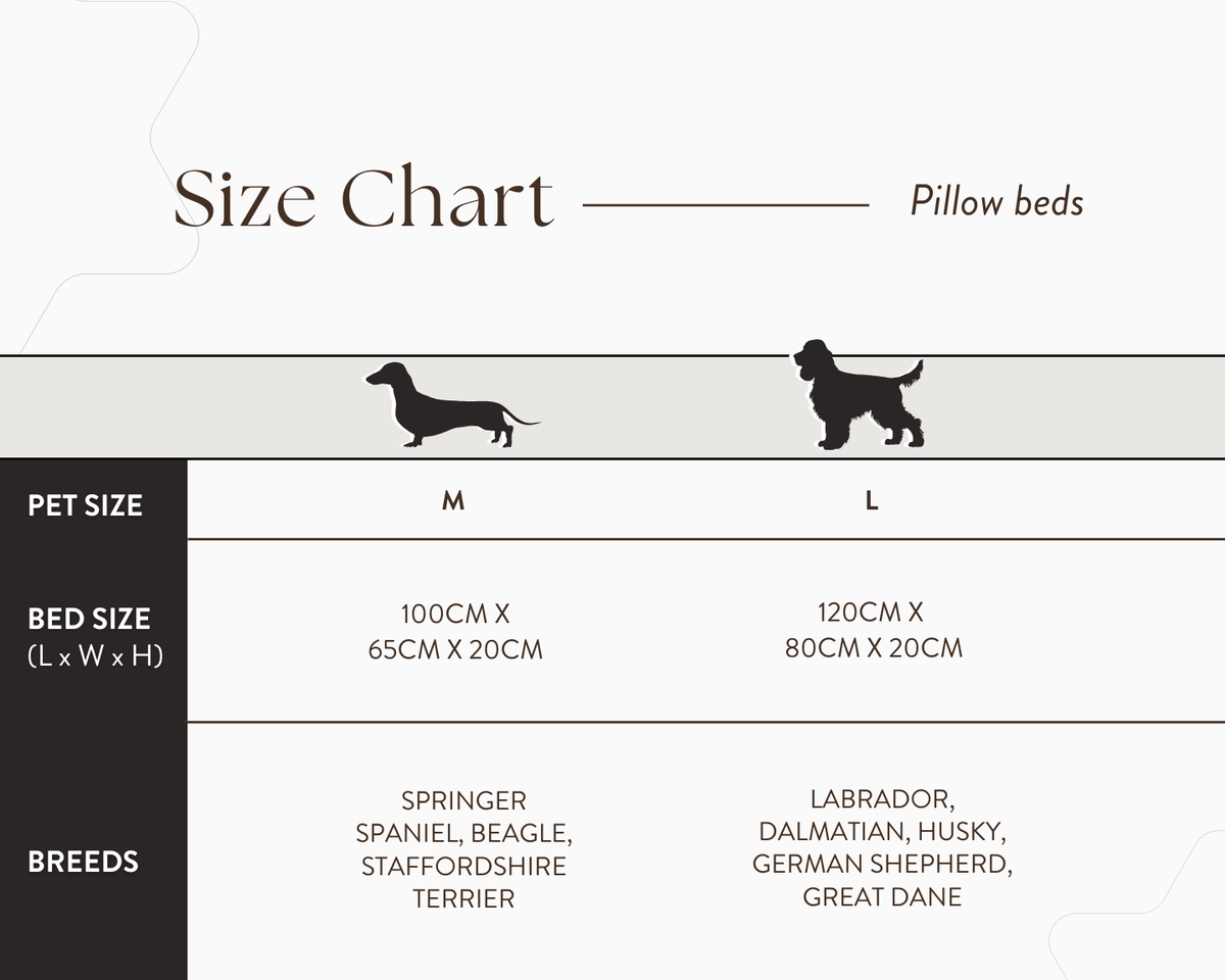 Ralph & Co Richmond luxury green herringbone flat pillow dog bed with plush cushioning for comfort.