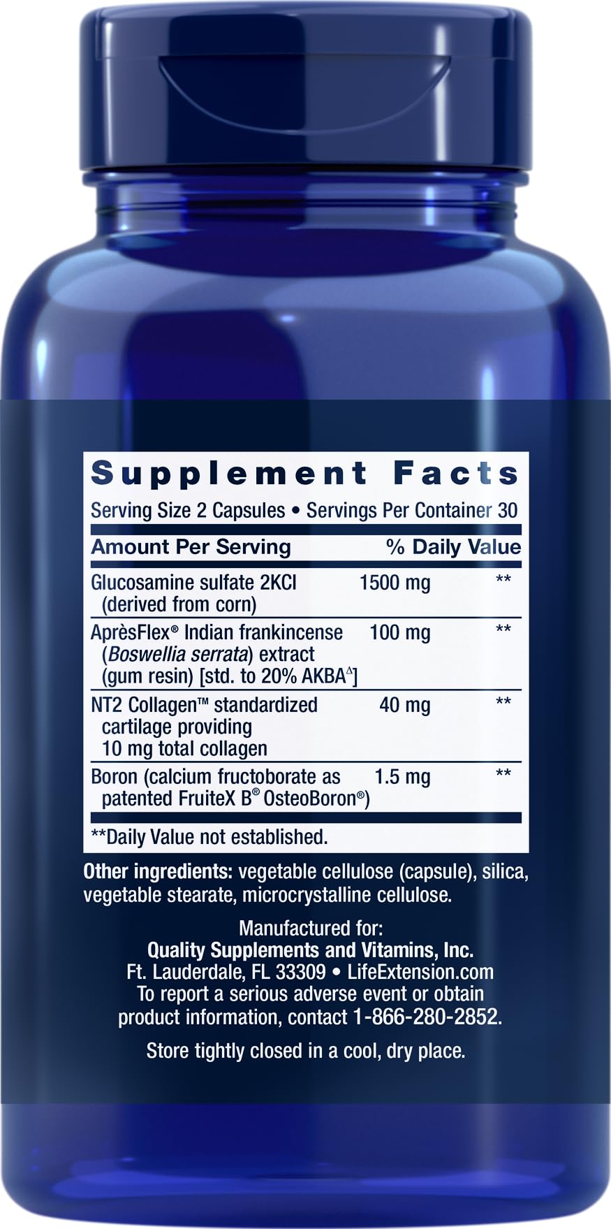 Life Extension ArthroMax Advanced with NT2 Collagen & ApresFlex – 60 Capsules (Pack of 3)
