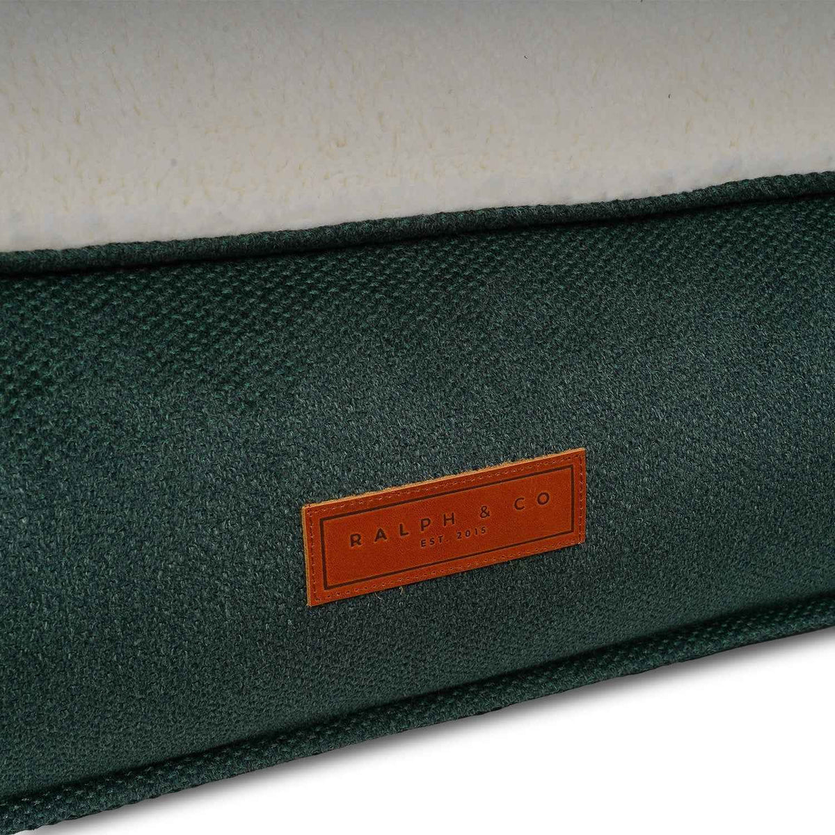 THE RICHMOND | LUXURY GREEN FLAT PILLOW DOG BED